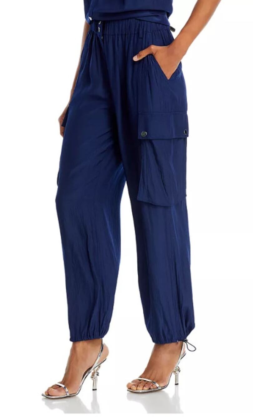 RAMY BROOK MAYME CARGO JOGGER PANT NAVY WOMENS SIZE XSMALL NWT